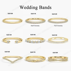 钻石手饰;合成/培育钻石戒指;莫桑钻