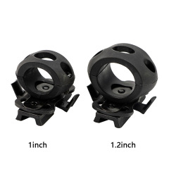 タクティカルヘルメットハンドレール懐中電灯クリップホルダー FAST ヘルメットサイドロード照明システムサイクリングアクセサリー 30 ミリメートル