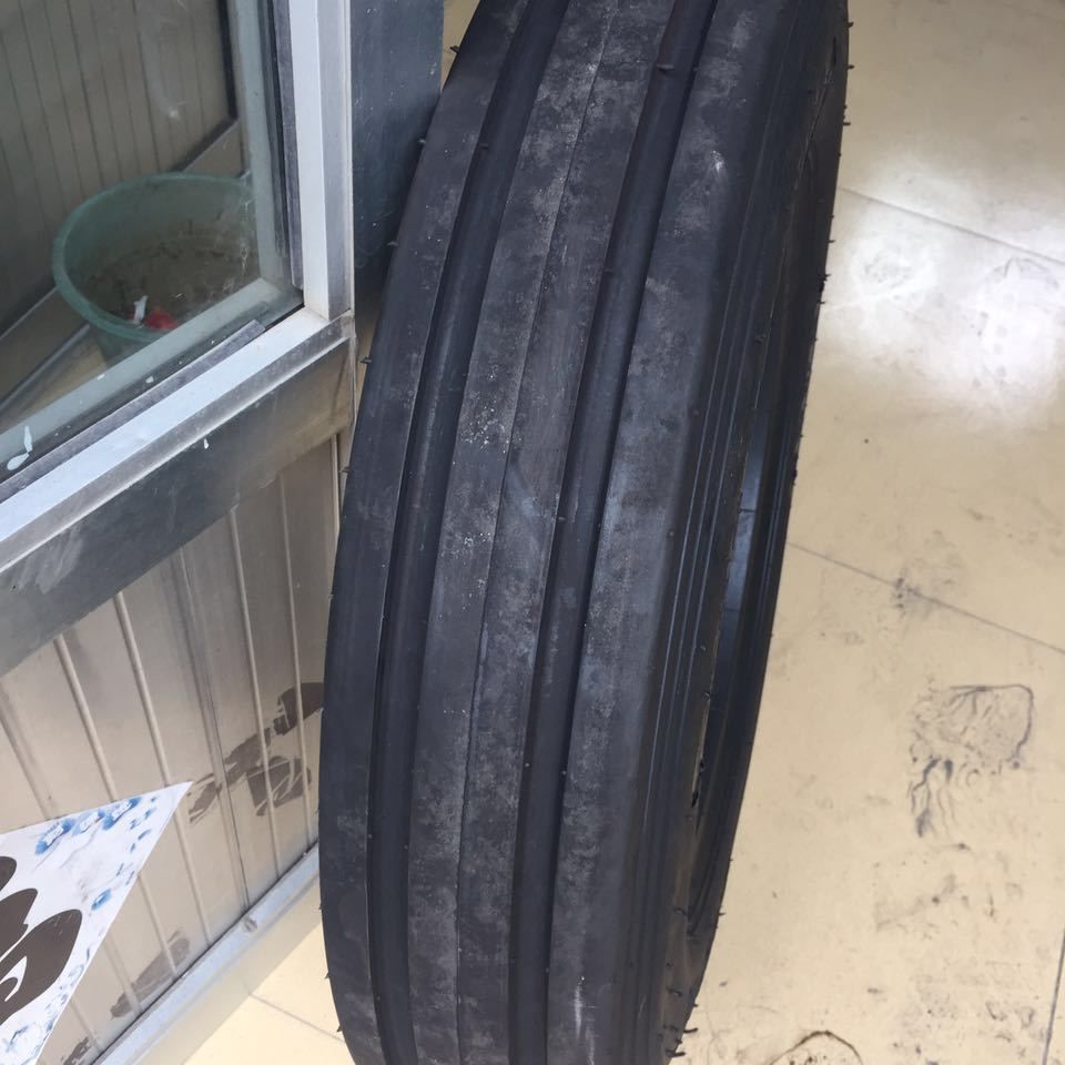 农用机械轮胎5.00-15 导向双沟花纹 拖拉机前轮 全新正品天然橡胶