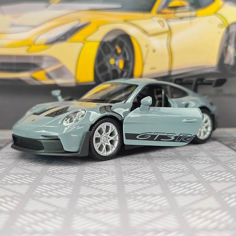Ma Keyao CH554071 Simulación 911 GT3 RS Aleación Modelo de coche Take up Toy Car Boy Racing