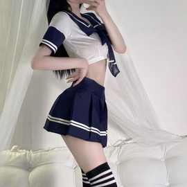 性感内衣女角色扮演日系水手服学生装主播服夜店短裙外穿套装Sy