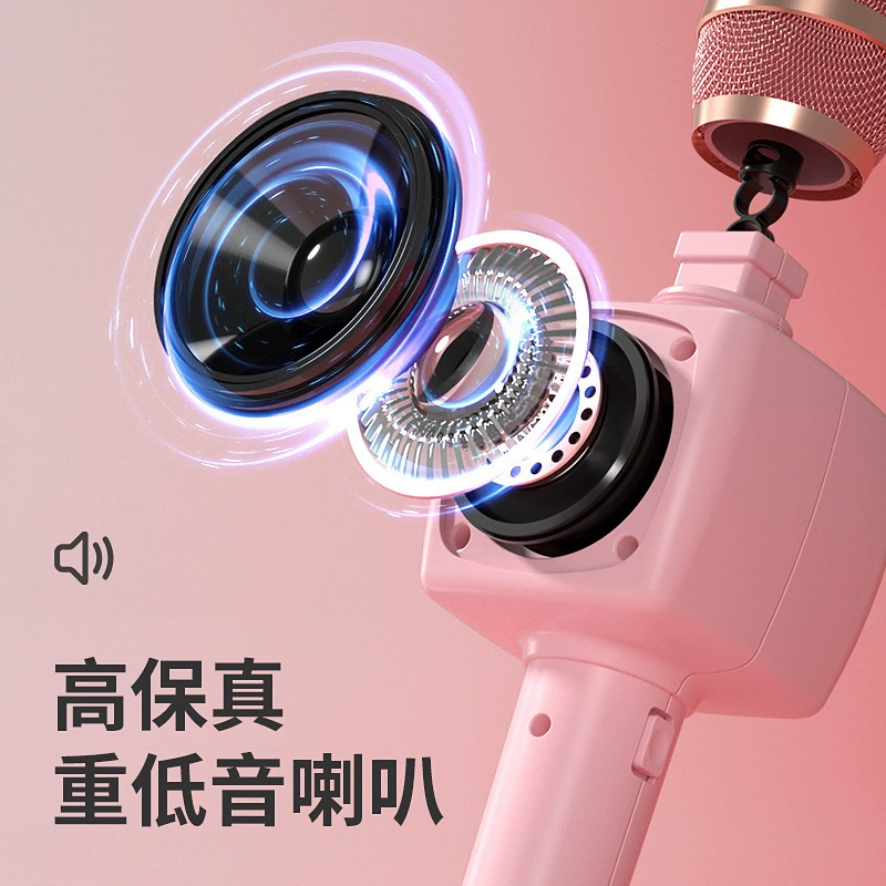Микрофон-караоке, игрушка для мальчиков и девочек, раннее развитие, Bluetooth