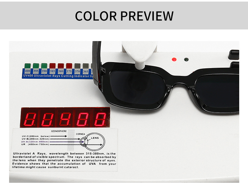 European and American Modern Retro Narrow Sunglasses High-End Women's Ins Style Sunglasses Versatile Trendyy Sunglasses 2456_voghion.com