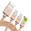 Er Ruida one-drag three data cables suitable for Android Apple Type-C charging cable mobile data cable wholesale