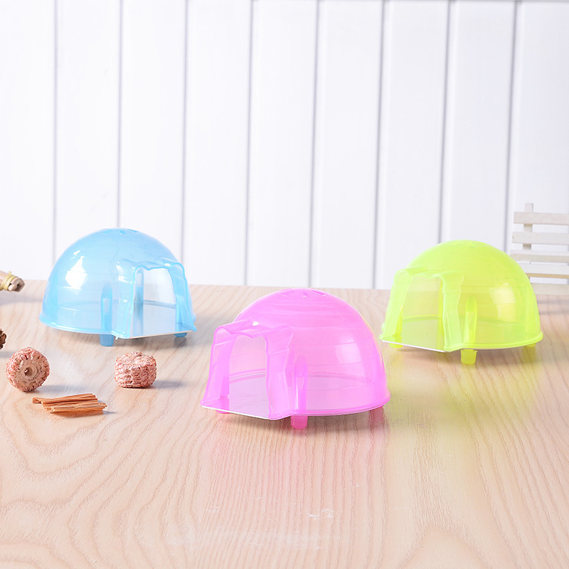 Casa de hielo de hámster de verano, casa de disipación de calor, ninedo de hámster, ninedo de refrigeración de mascotas, suministros de hámster