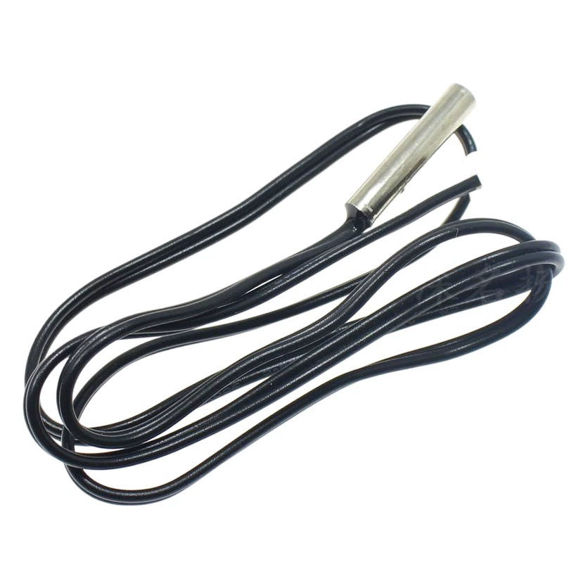 Датчик температуры термистора 4*20 мм Точность 1% длина линии 1 метр водонепроницаемый 3435 NTC 10K