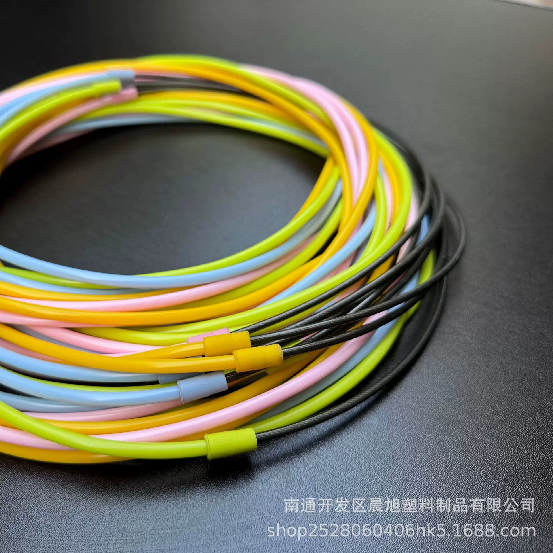 跳绳备用绳焊接绳PUPVC+钢丝焊接防缠绕风阻绳减脂便携有绳有氧