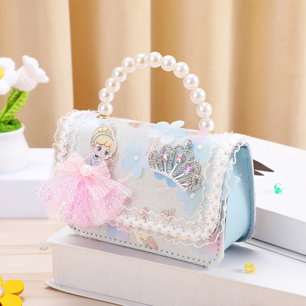 Nuevo bolso de cambio de niños de moda de dibujos animados pequeña princesa almacena mochila pequeña Kulomi arco bolso de hombro de niña