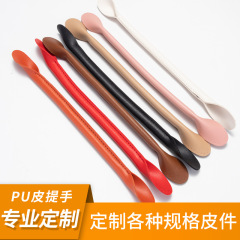 工場卸売 pu レザーバッグストラップキャンバスバッグハンドルギフトボックスレザーハンドルバッグ綿ロープ骨バッグハンドル