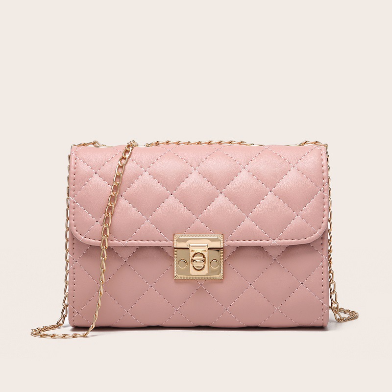 Bolso de mujer 2021 nuevo bolso cuadrado de cadena bordada, bolso casual, pequeño mochila claro, comercio exterior