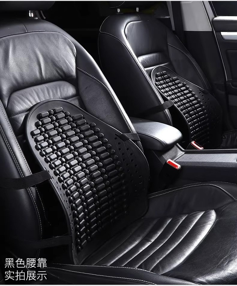 Car Lumbar Support Cushion for Office Seats, Breathable Backrest Cushion for Summer Use
