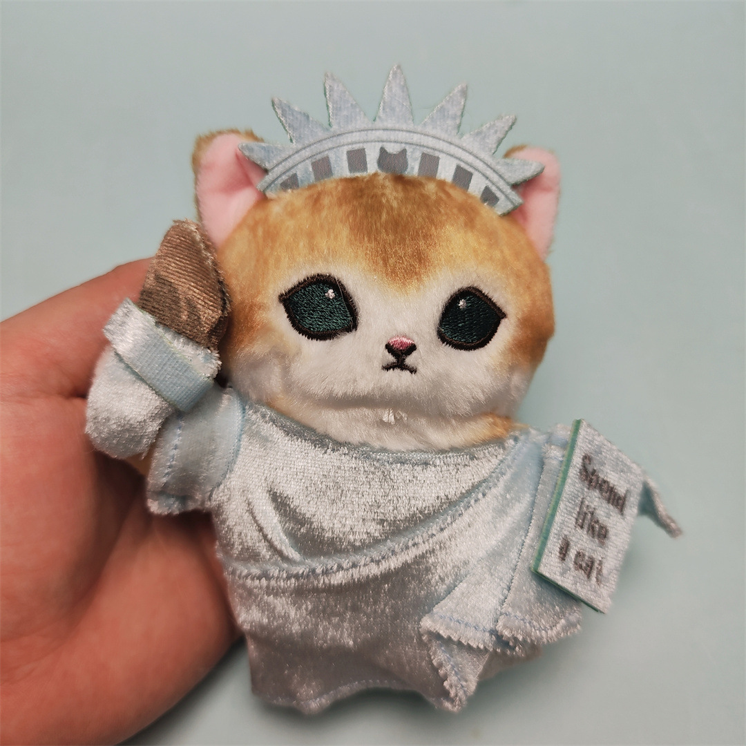 자유의 여신상 상어 고양이 키링