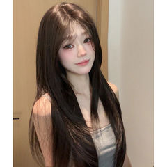 【春日来信】假发女款长直发2025网红款层次日常超自然全头套假发