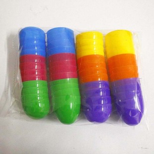 8cm Easter Eggs 6 Pack Open Plastic Eggshell Simulation Egg party Pie Decoration Lottery Gashapon Easter