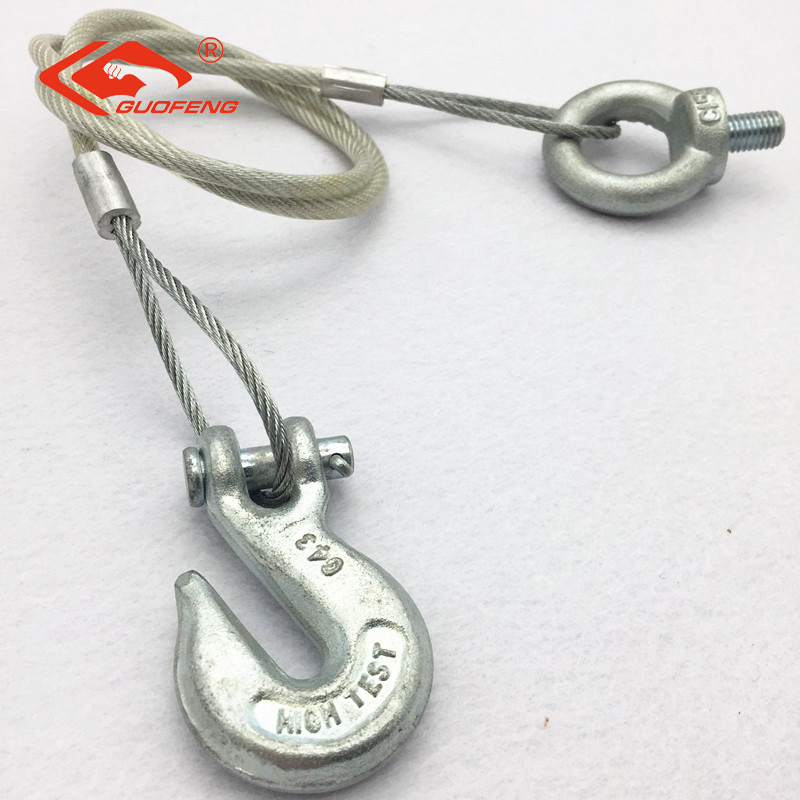 Fábrica de fuente de Guangdong 304 cuerda de buceo de acero inoxidable 360 grados cuerda de remolque giratoria 4mm cuerda de alambre de acero recubierto