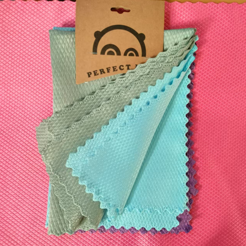 恩多良品3p魚鱗布の縁布はガラスを拭きます。|undefined