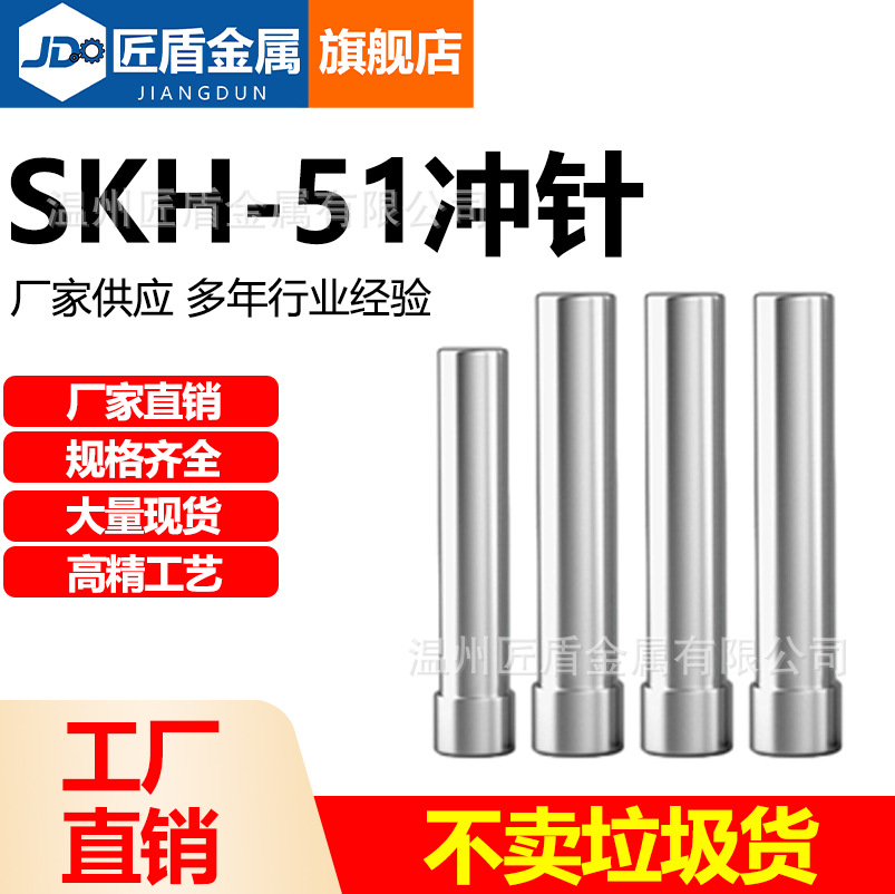 温州匠盾 冲针顶针冲头 A冲T冲 SKD11 SKH51 精密模具配件