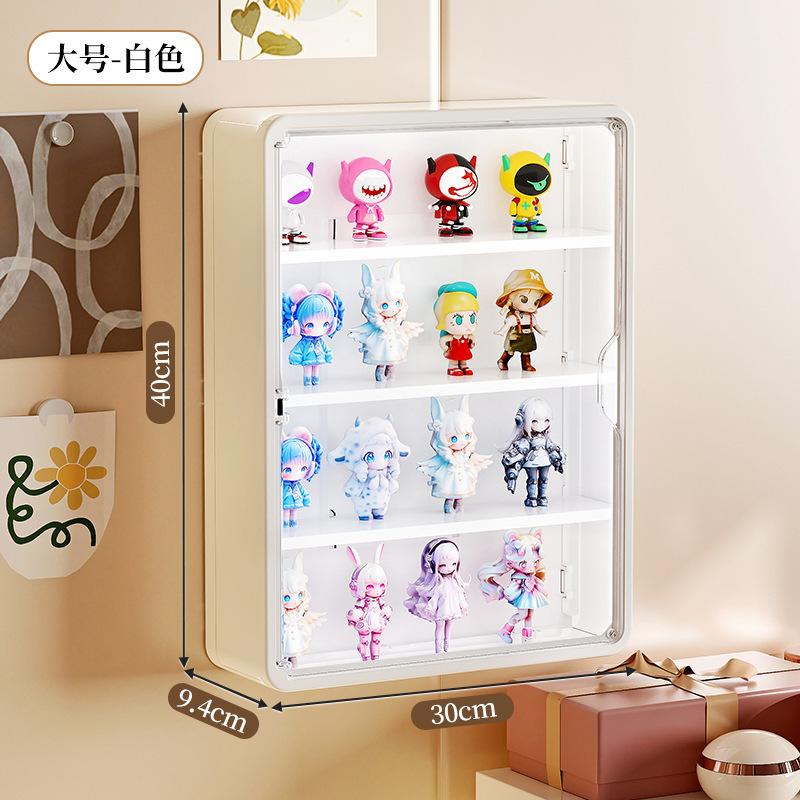 壁掛け式ブラインドケース収納展示棚ぬいぐるみバブルマット透明手作り置物popマート展示ケース|undefined