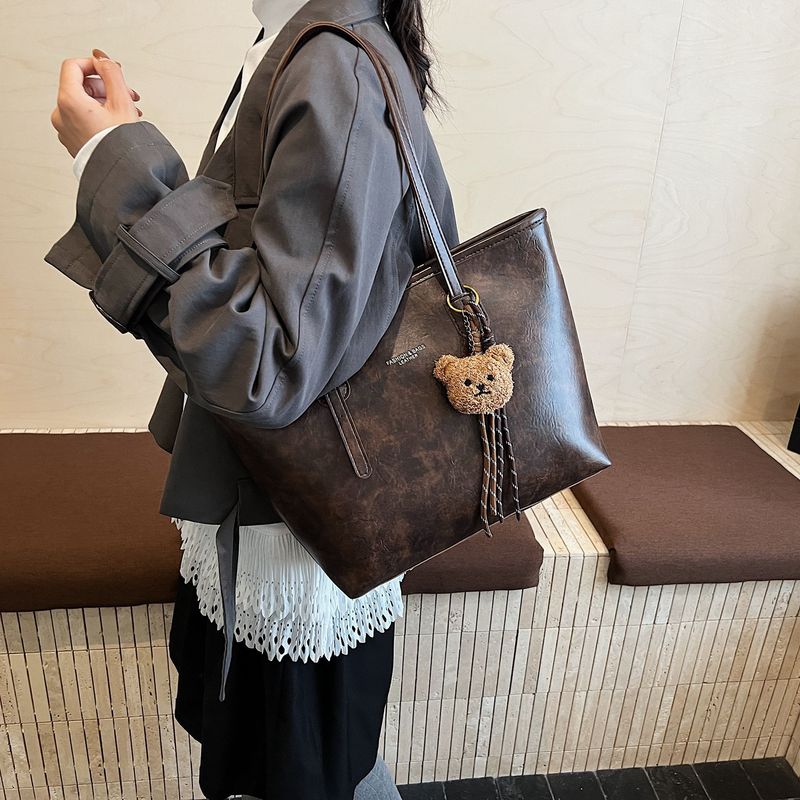 复古上班通勤包包女大容量2025新款高级质感百搭休闲托特包单肩包|undefined
