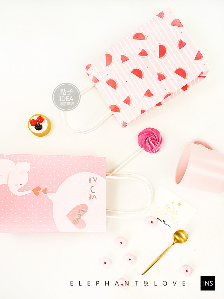 Jardín de infantes bolsa de regalo pequeña bolsa de regalo bolsas de bocadillos bolsas de mano para niños bolsas de papel de fiesta