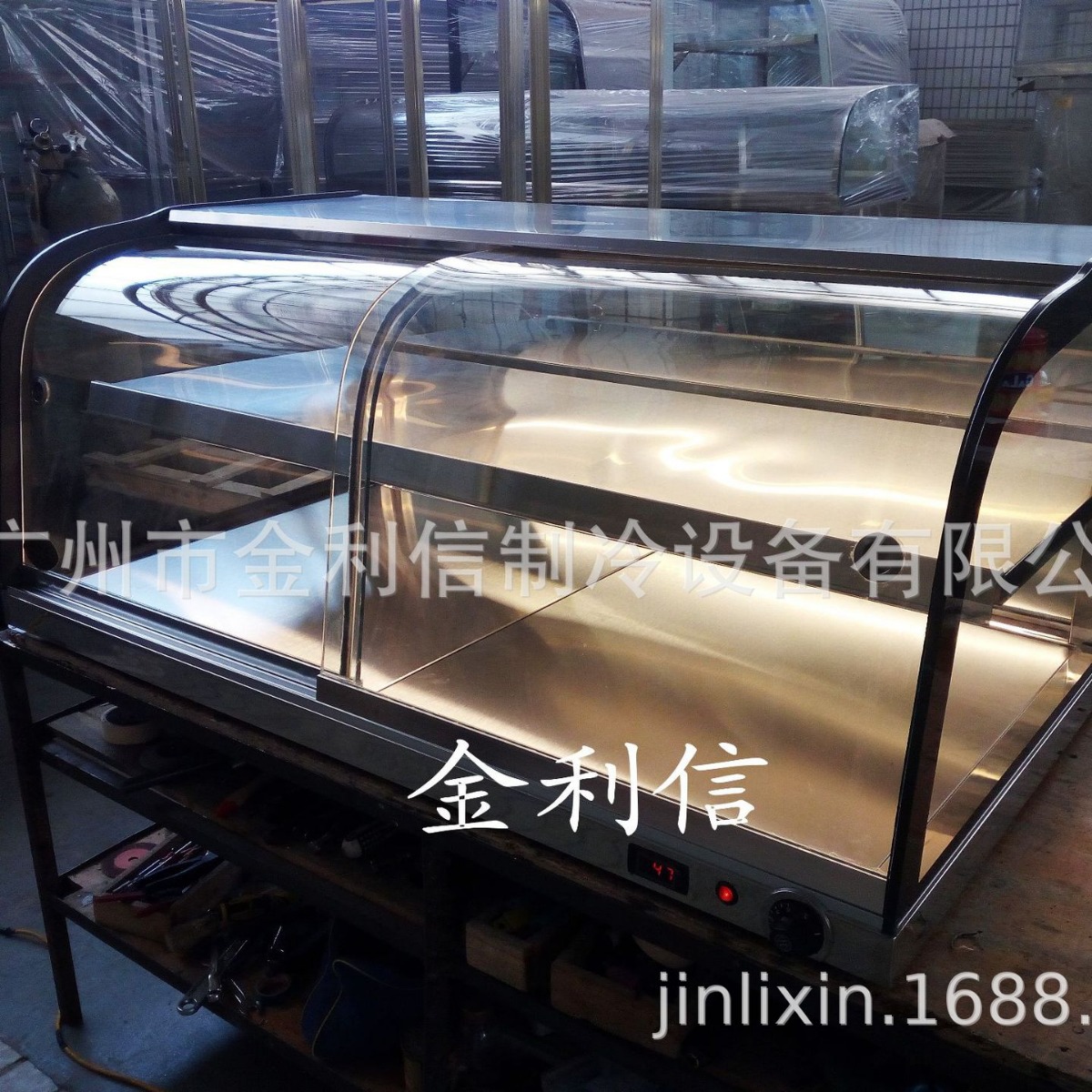 优惠款台式前移门葡挞电热热酥柜熟食炸鸡块薯条保酥陈列展示柜