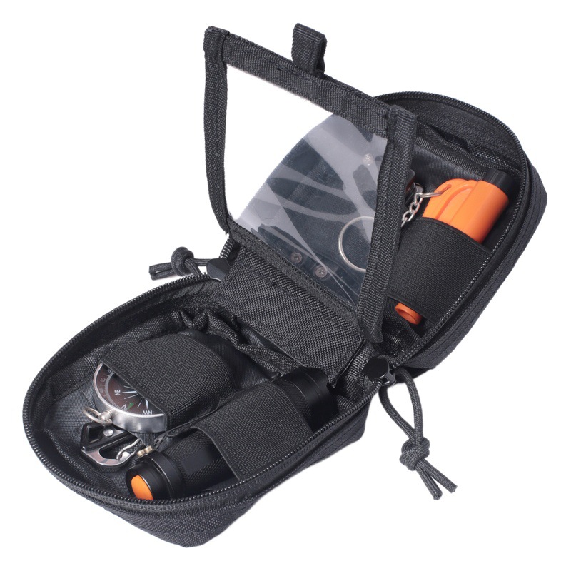 Bolsa de cintura táctica pequeña bolsa médica bolsa de almacenamiento de herramientas EDC bolsa de almacenamiento de tarjetas de cambio bolsa de molle bolsa colgante bolsa de artículos diversos