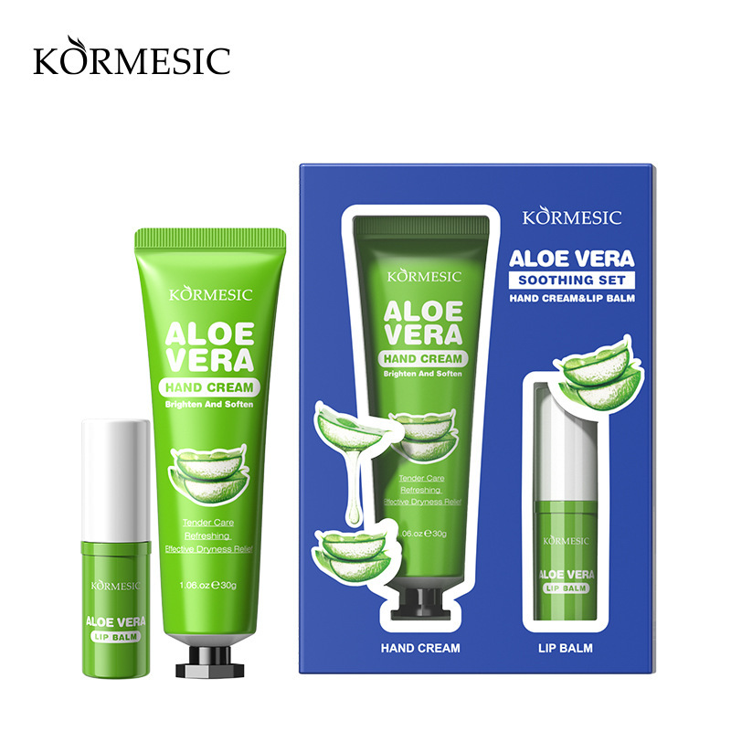 KORMESICインドネシアココナッツアロエ水蜜桃牛油果滋養セット唇部手部看護クロスボーダー卸売り|undefined