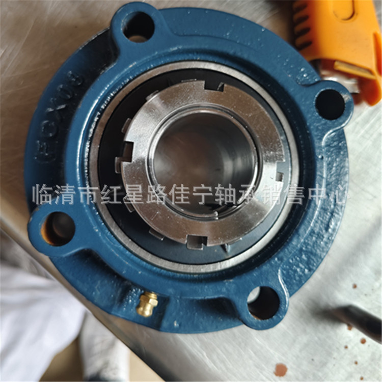 带圆形轴承座 外球面轴承 UKFCX08+H2308  UKX08