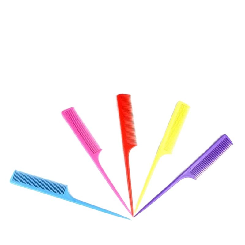 Оптовые поставки пластиковых расчесок с заостренным кончиком, секционных расчесок, расчесок для макияжа и расчесок для укладки для создания разнообразных причесок.