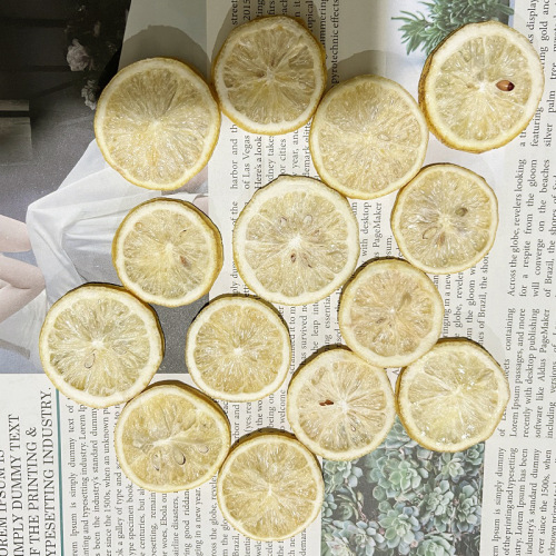 Bulk wholesale Sichuan Anyue lemon slices, factory direct sale freeze-dried lemon dry, tea lemon dry, fruit slices