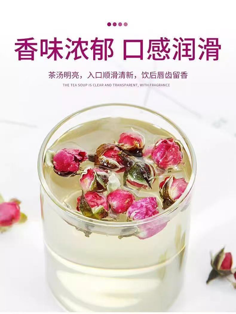Pingyin Red Rose Buds Mei Gui Hua Low Temperature Dried Sulfur Free 500g Bulk Loose Flower Tea specifications