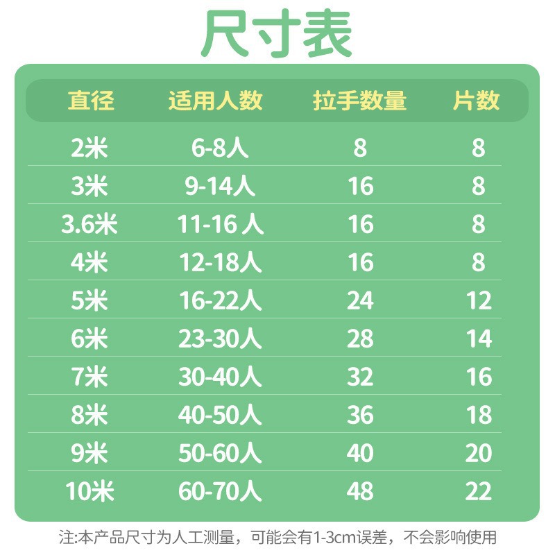 Equipo de entrenamiento de educación temprana del jardín de infantes Rainbow Umbrella juguetes para padres e hijos al aire libre accesorios de juegos deportivos divertidos para niños