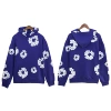 Dark blue white sweatshirt