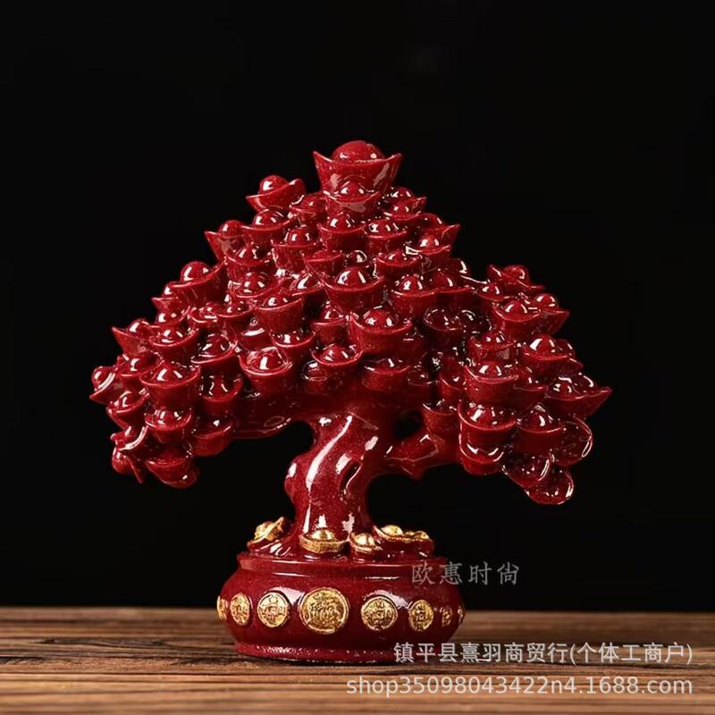 Luminous Money Tree, Wealth in Hand, Fortune Tree, Cinnabar, Good Luck Cabbage Ornament, Popular Live-Stream Item, Money Tree Manufacturer Luminous Money Tree, Wealth in Hand, Fortune Tree, Cinnabar, Good Luck Cabbage Ornament, Popular Live-Stream Item, Money Tree Manufacturer
