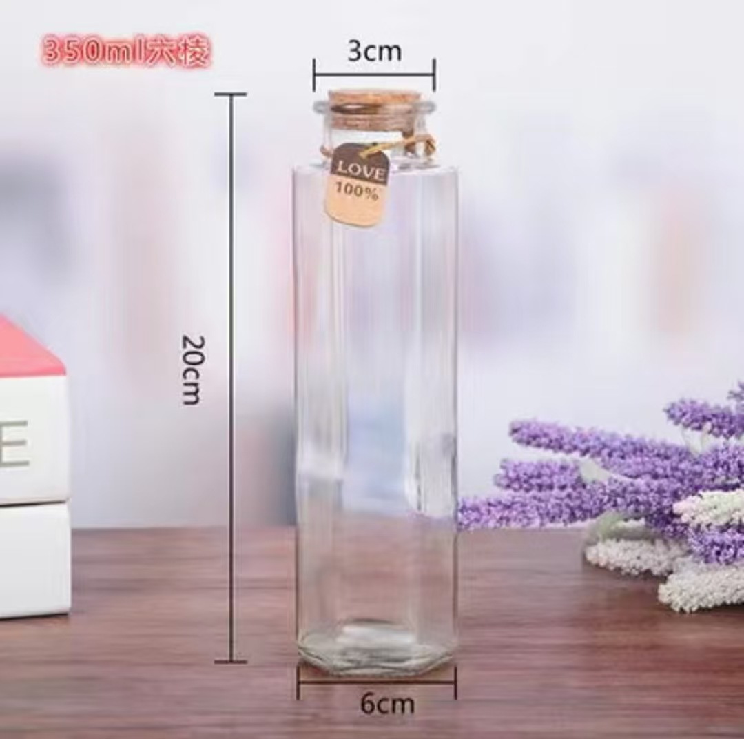 Fábrica al por mayor tapones DIY creativos botellas de vidrio transparente botellas flotantes botellas de mar de la suerte image 18
