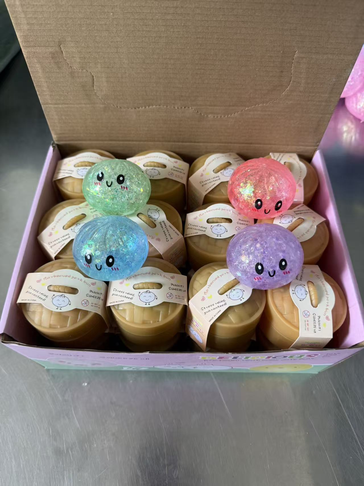 Juguetes de descompresión de música de amasado explosivo transfronterizo maltosa TPR rebote lento artefacto de descompresión, helado, cubitos de agua amasados image 36