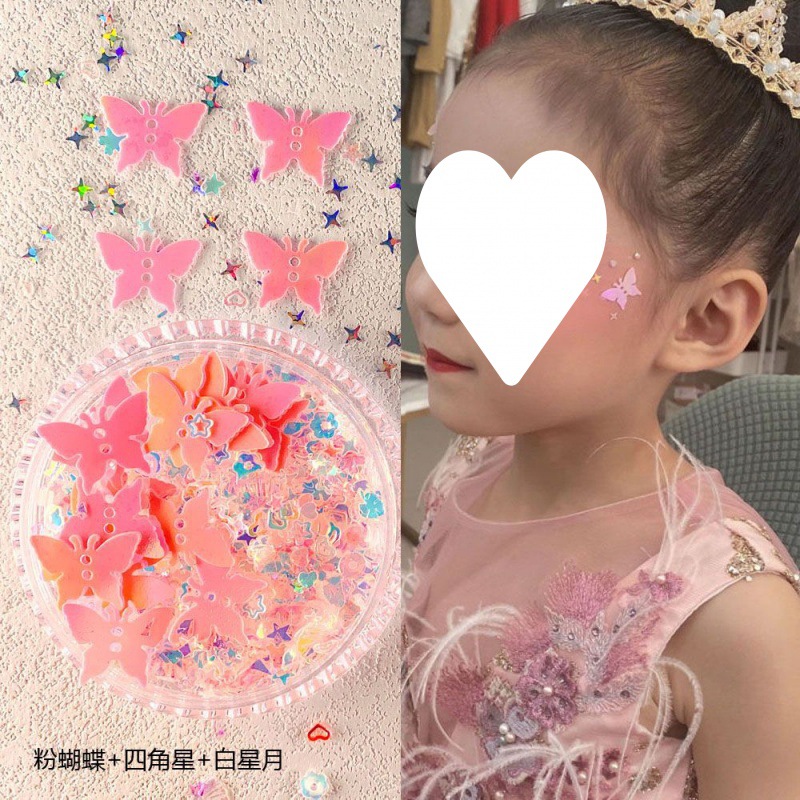 Children's day singing makeup—