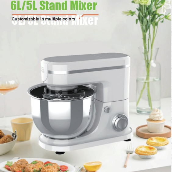 5L Chef's Machine, a Popular Cross-Border Product, Desktop Dough Mixer, Egg Beater, Electric Stainless Steel Mixer