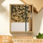 商务环保木纹带笔记事本