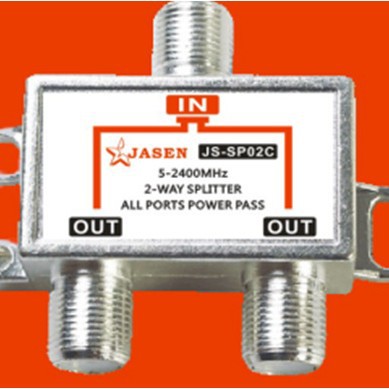 佳星 JASEN 电视信号功分器 2-way splitter 二功分器 JS-SP02C