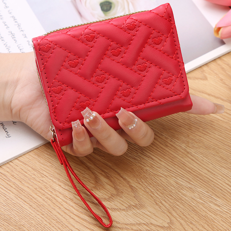 Billetera Mini Multifuncional para Mujer en PU Resistente al Desgaste para Uso Diario