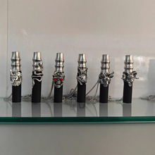 新款烟嘴小红书同款水烟烟嘴shisha烟嘴水烟配件带项链金属制烟嘴