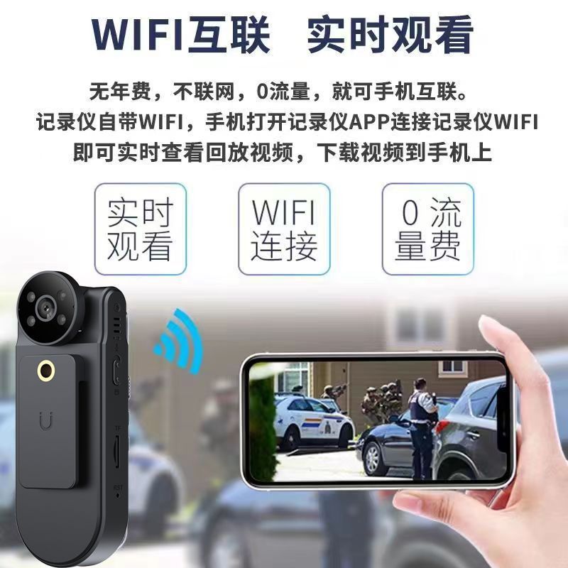 工場直販 L20 バッククリップアウトドアサイクリングカメラ 4K HD ナイトビジョン WiFi 会議レコーダービデオレコーダー|undefined