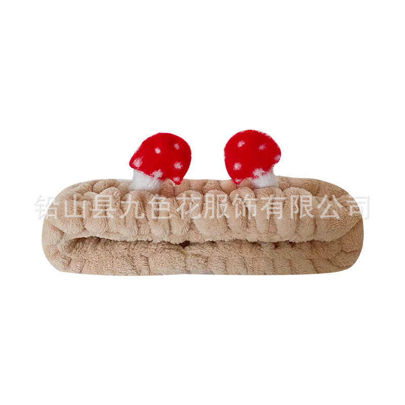 Muñeca coreana de dibujos animados personalizada correa de pelo para mujeres lavar la cara correa de pelo regalos personalizados oso correa de pelo fabricantes de toques