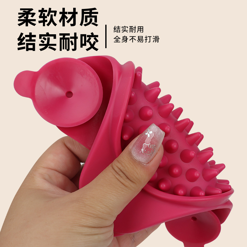 Tapete de Silicona con Ventosa para Mascotas, Tapete de Alimentación Lenta, Tapete para Lamer para Perros y Gatos, Entrenamiento de Alimentación Lenta