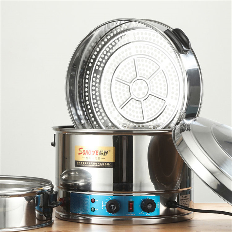 vaporizador eléctrico, vaporizador eléctrico multicapa comercial, vaporizador eléctrico multifuncional doméstico, gran tamaño, gran capacidad