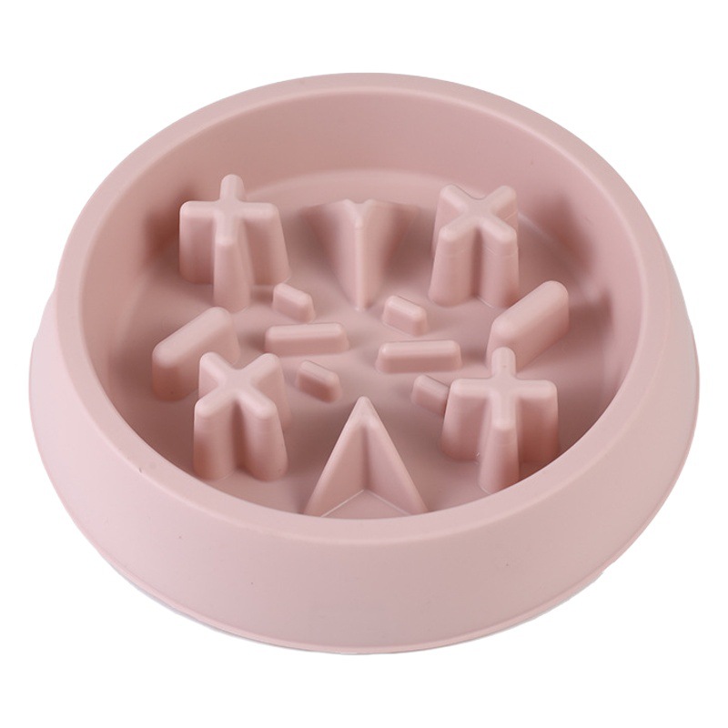 Nueva mascota anti-choke Slow Food Bowl tazón para perros tazón de comida para mascotas antigolpes grandes, medianos y pequeños gatos y perros suministros para mascotas al por mayor