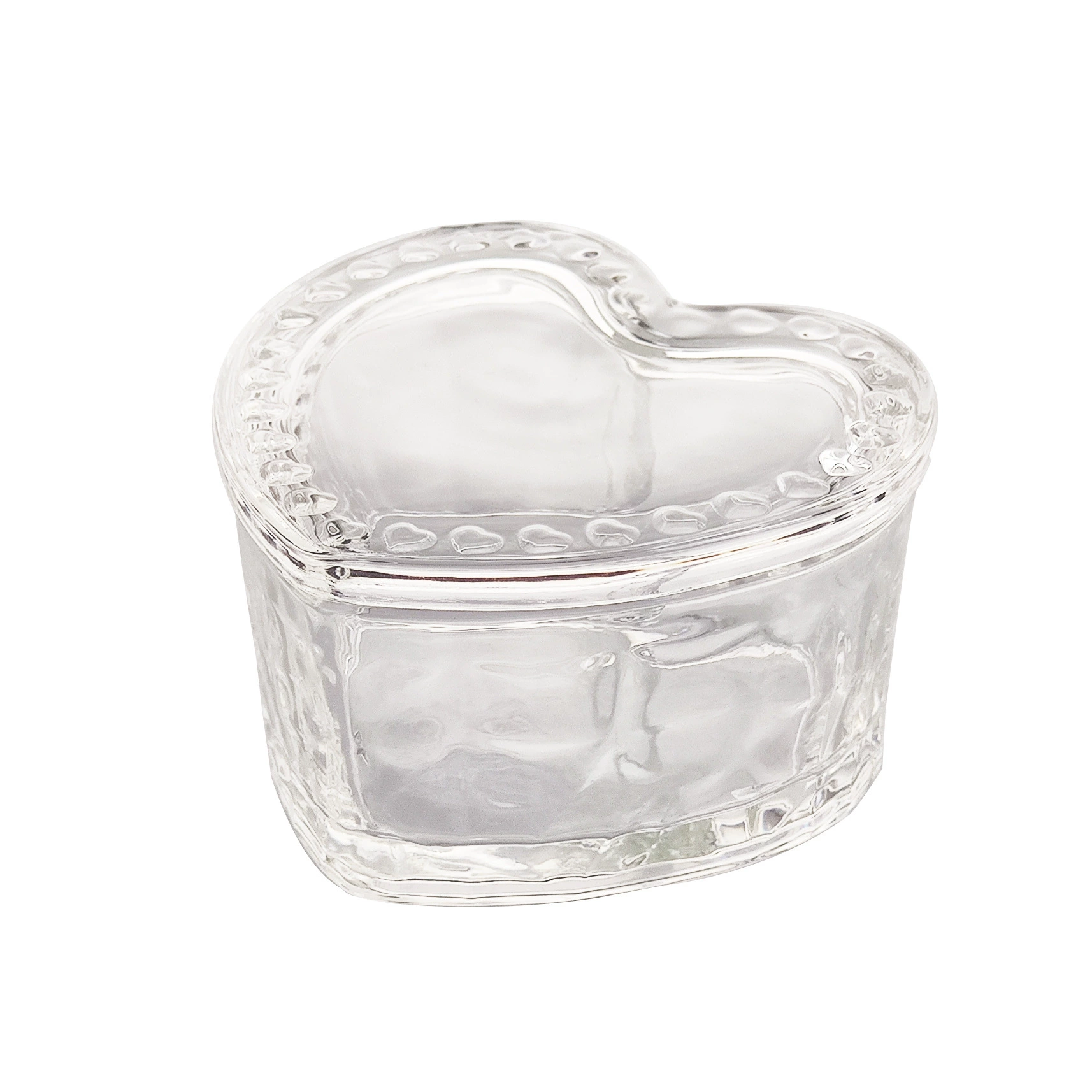 Новая стеклянная коробка с кристаллами в форме сердца, банка для десерта, банка для конфет, свадебное украшение, миска для сахара, серия