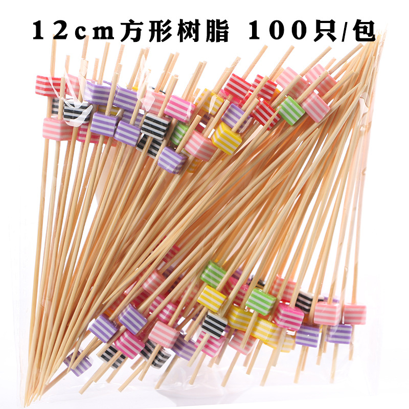 Fruit stick desechable flor stick