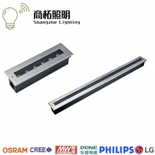 6W9W12W18W24W户外防水led大功率长条地埋洗墙灯 不锈钢埋地灯